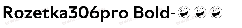 Rozetka306pro Bold字体转换